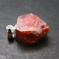 Vanadinite Crystal Silver Pendant From Morocco - 0.8" - 4.2 Grams