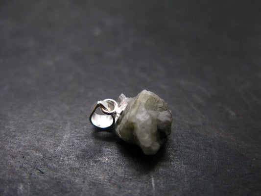 Phenakite Phenacite Crystal Silver Pendant From Brazil - 0.6" - 1.0 Grams