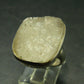 Natural Gem Raw Libyan Desert Glass Tektite Sterling Silver Ring from Libya - Size 5.25 - 10.26 Grams