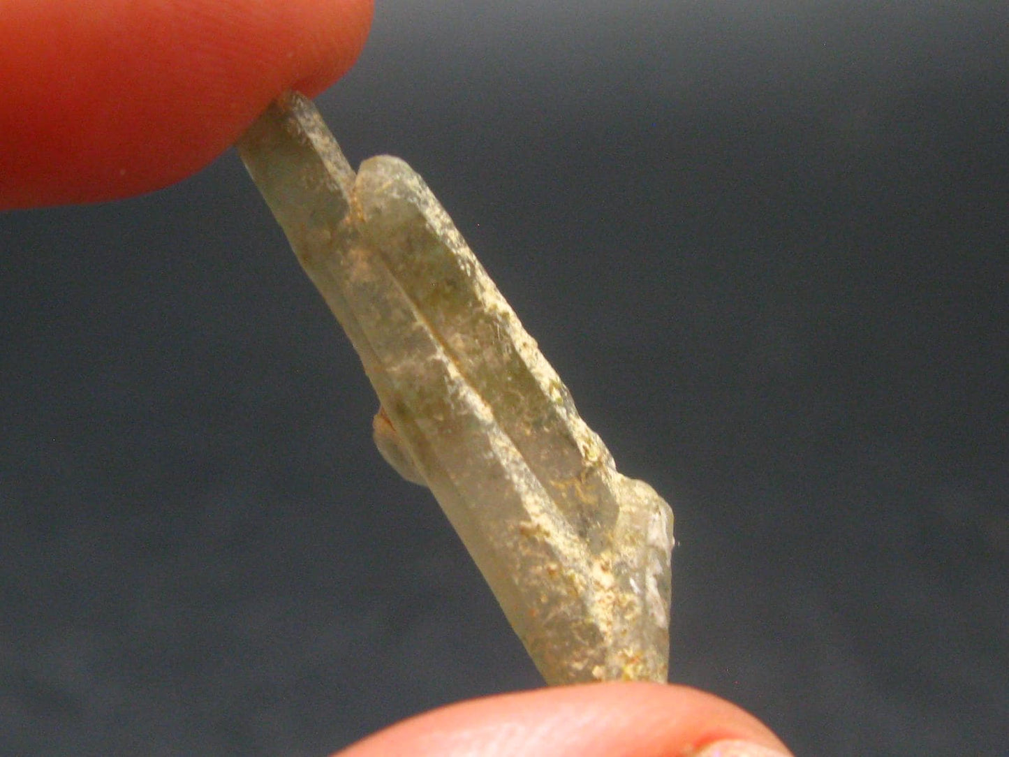 Ajoite In Quartz Crystal From South Africa - 1.2" - 1.67 Grams