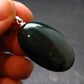 Bloodstone Silver Pendant From India - 1.4" - 7.38 Grams