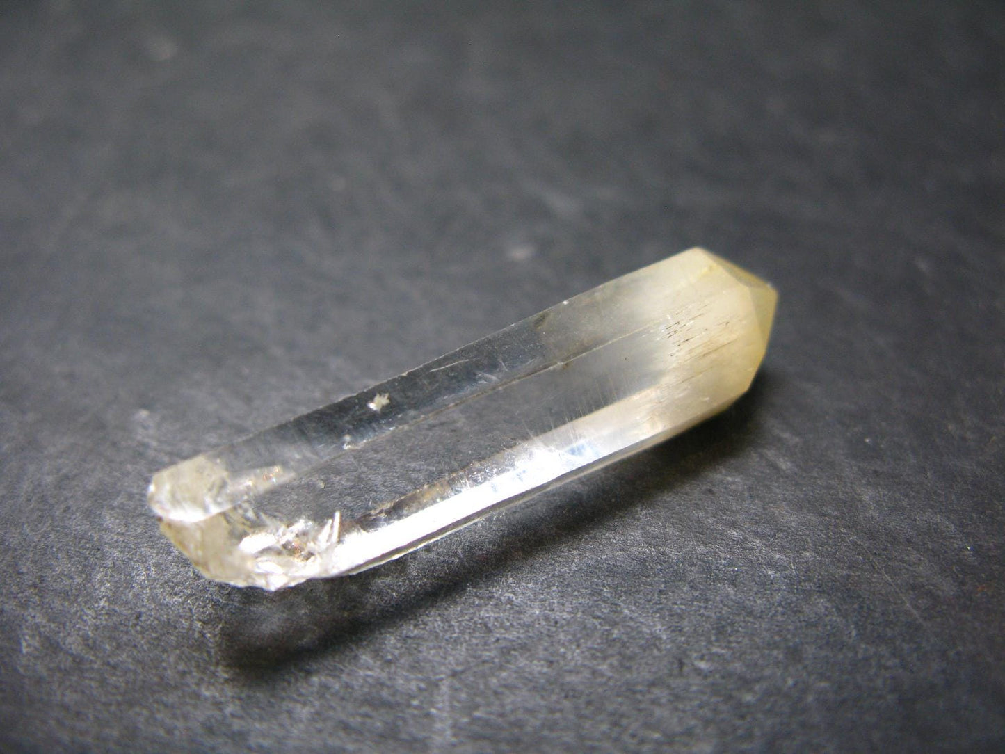 Rare Mango Quartz w/ Hallyosite Crystal From Colombia - 1.4" - 3.94 Grams