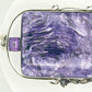 Charoite & Amethyst Sterling Silver Pendant - 78.52 Grams