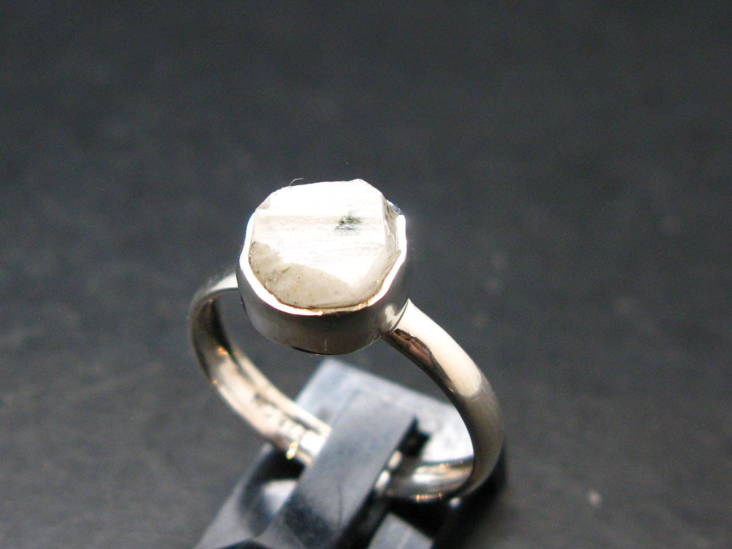 Phenakite Phenacite Sterling Silver Size 8 Ring from Nigeria - 2.21 Grams