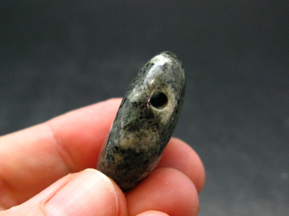 Rare Stonehenge Preseli Bluestone Metal Free Pendant From Wales UK - 1.2" - 13.85 Grams