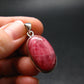 Rare Pink Tugtupite Sterling Silver Pendant From Greenland - 1.4" - 5.31 Grams