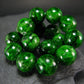 Chrome Diopside Genuine Bracelet ~ 7 Inches ~ 12mm Round Beads