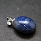 Gem Blue Sapphire Corundum Crystal Silver Pendant From Sri Lanka - 16.60 Carats
