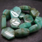 Emerald Genuine Bracelet ~ 7 Inches ~ 15mm Facetted Beads