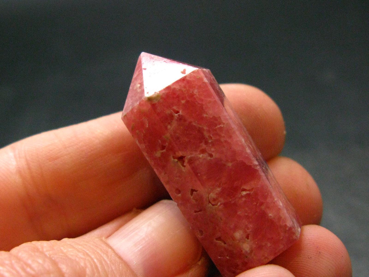 Beautiful Rhodochrosite Obelisk Pyramid from Argentina - 1.3"
