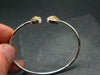 Golden Herderite Silver Twister Bracelet From Brazil - 4.72 Grams