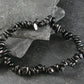 Black Spinel Genuine Bracelet ~ 7 Inches ~ 6-7mm Tumbled Beads
