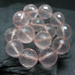 Rose Quartz Genuine Bracelet ~ 7 Inches ~ 14mm Facetted Beads