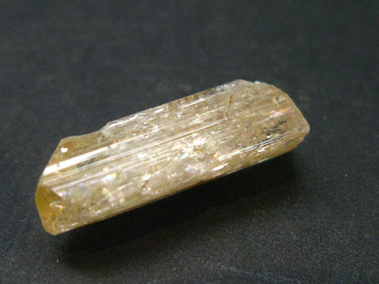 Imperial Topaz Crystal From Zambia - 0.8" - 12.55 Carats