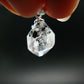 Fine Natural Herkimer Diamond Silver Pendant From New York - 0.8" - 1.31 Grams