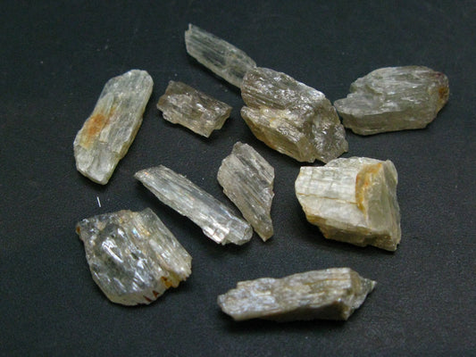 Lot of 10 Gem Color Change Diaspore Crystals From Turkey - 62 Carats