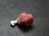 Raspberry Grossular Garnet Pendant From Mexico - 0.7" - 1.83 Grams