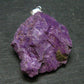 Rare Raw Purple Stichtite Crystal Silver Pendant From Russia - 1.7" - 11.67 Grams