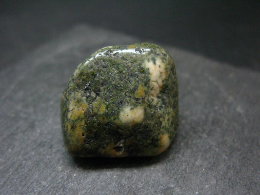 Rare Stonehenge Preseli Bluestone Tumbled Crystal From Wales UK - 1.1" - 18.32 Grams
