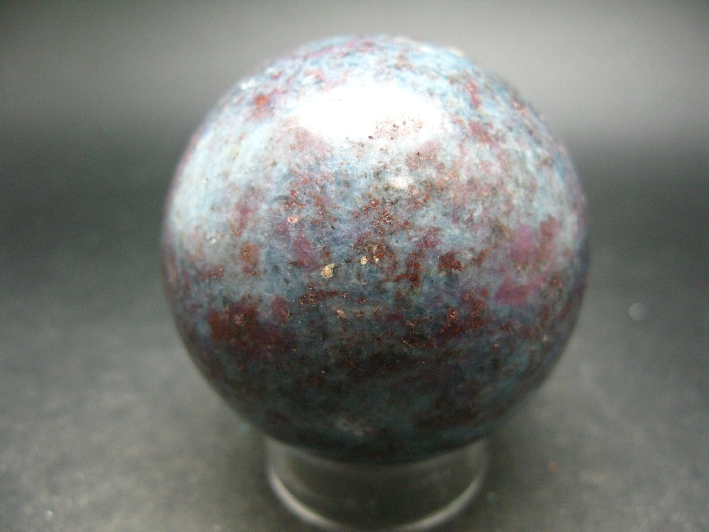Ruby & Kyanite Sphere Ball From India - 2.1"