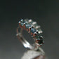 Genuine Alexandrite Gem Silver Earrings From Russia - 1.05 Grams