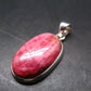 Rare Pink Tugtupite Sterling Silver Pendant From Greenland - 1.4" - 5.31 Grams