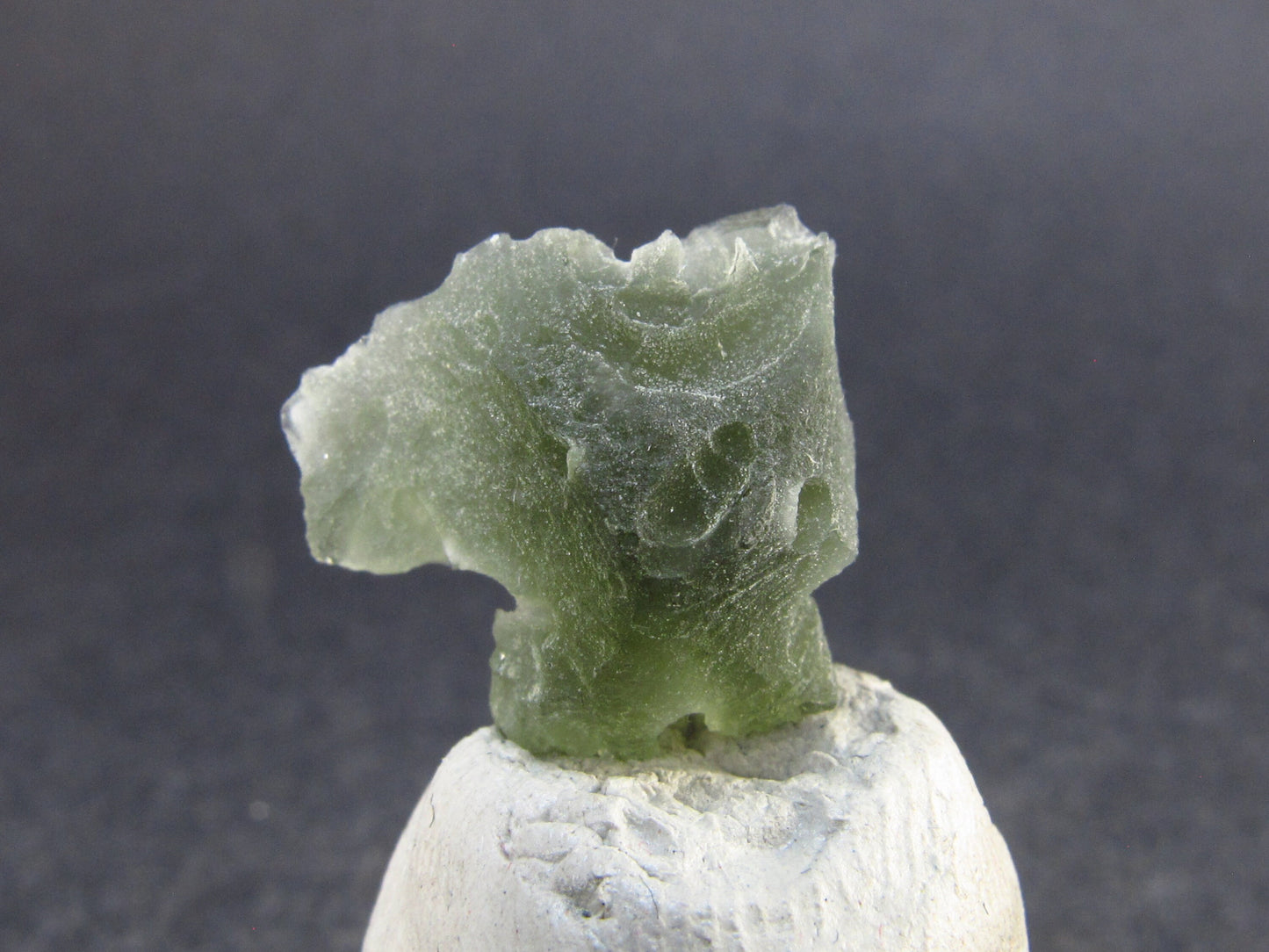 Moldavite Tektite Raw Piece from Czech Republic - 0.7" - 5.50 Carats - 1.10 Grams