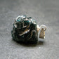 Extremely Rare Rough Grandidierite Silver Pendant From Madagascar - 0.8" - 1.94 Grams