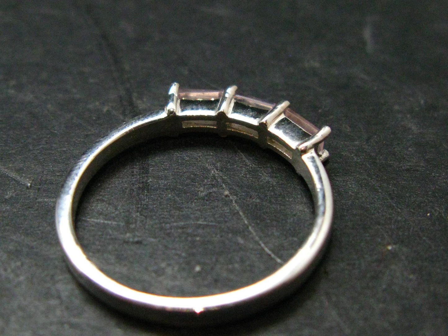 Natural Rose Quartz Ring from Brazil - 1.49 Grams - Size 6