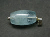Aquamarine Gem Sterling Silver Pendant From Brazil - 1.3" - 5.67 Grams
