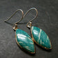Amazonite Silver Earrings from Russia - 4.52 Grams