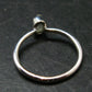 Green Herderite Silver Ring From Brazil - 1.85 Grams - Size 8