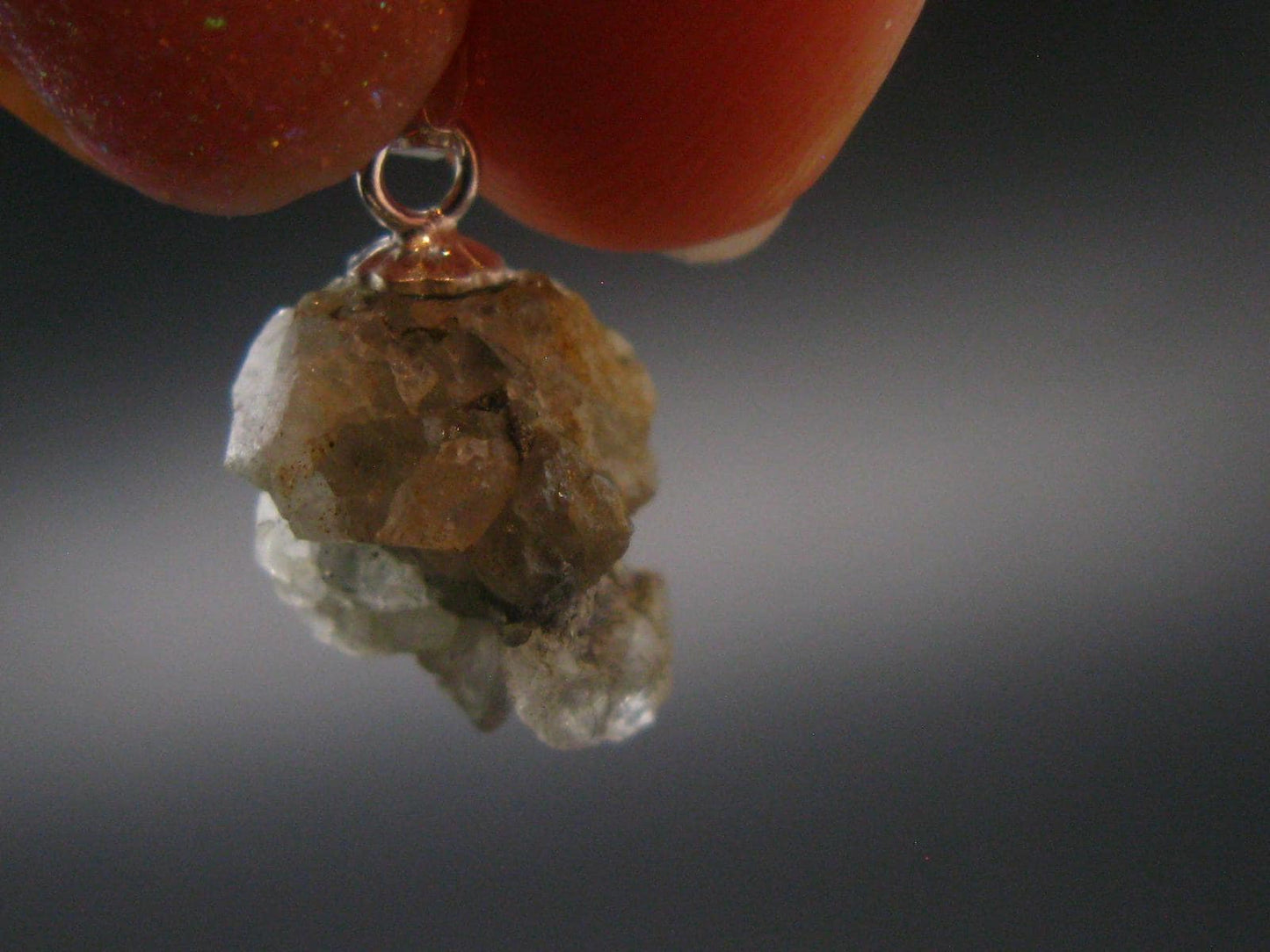 Phenakite Phenacite Crystal Silver Pendant from Russia - 0.7" - 1.18 Grams