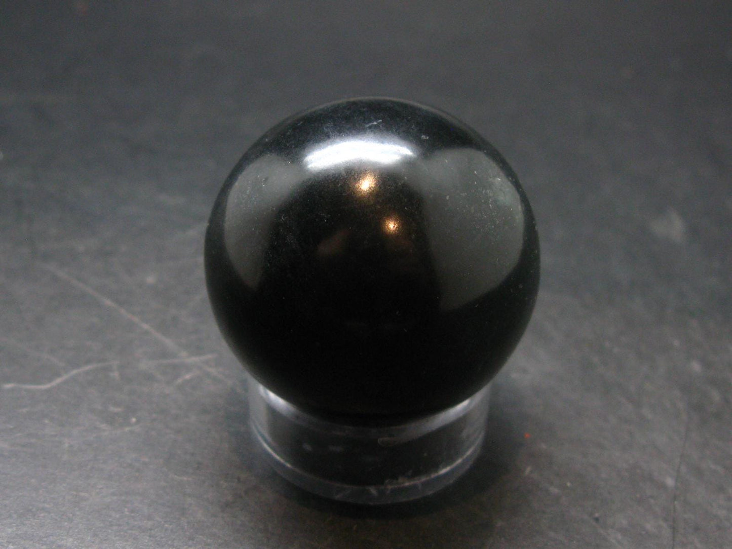 Black Jade Sphere Ball From Greenland - 1.6" - 93.37 Grams