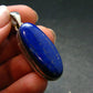 Lapis Lazuli Silver Pendant From Afghanistan - 1.6" - 8.47 Grams