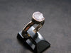 Gray Herderite Silver Ring from Africa - Size 7 - 1.84 Grams