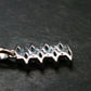 Emerald Silver Pendant W/Chain From Colombia - 2.27 Grams Total