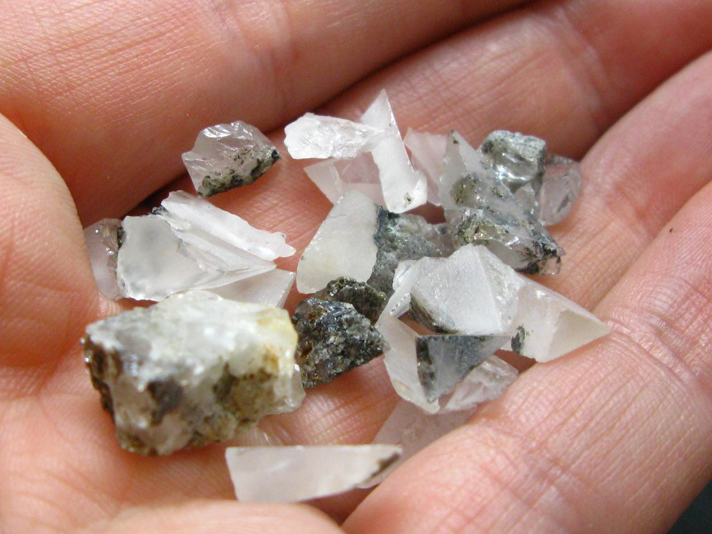 Lot of 25 Phenakite Phenacite Polished Crystals From Brazil - 32.45 Grams