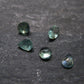 Lot of 5 Alexandrite Chrysoberyl Cut Facetted Gems From Russia - 0.97 Carats Combined