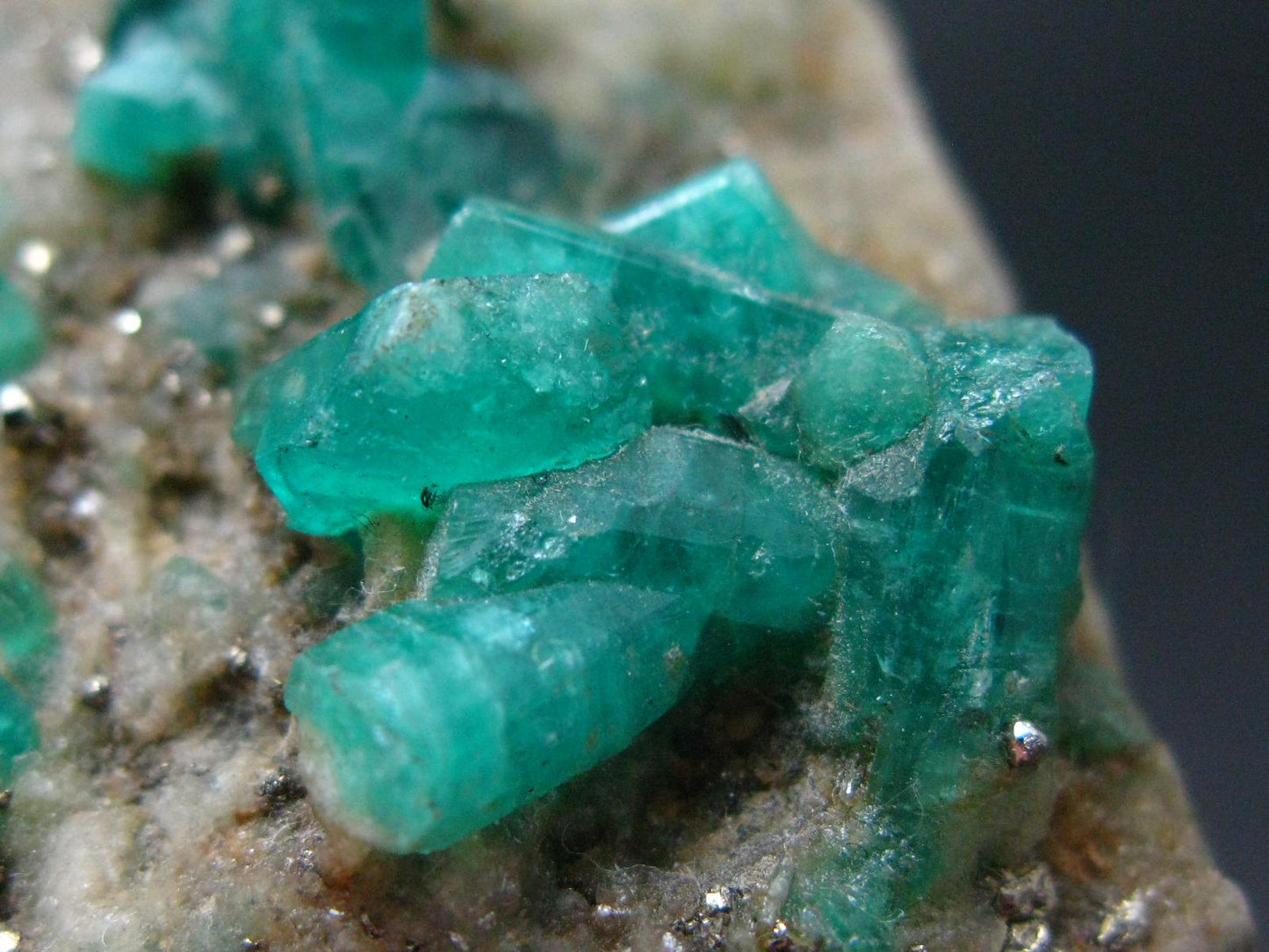 Emerald Beryl Crystal On Matrix From Colombia - 3.2"
