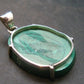 Malachite Sterling Silver Pendant - 1.5" - 39.26 Grams