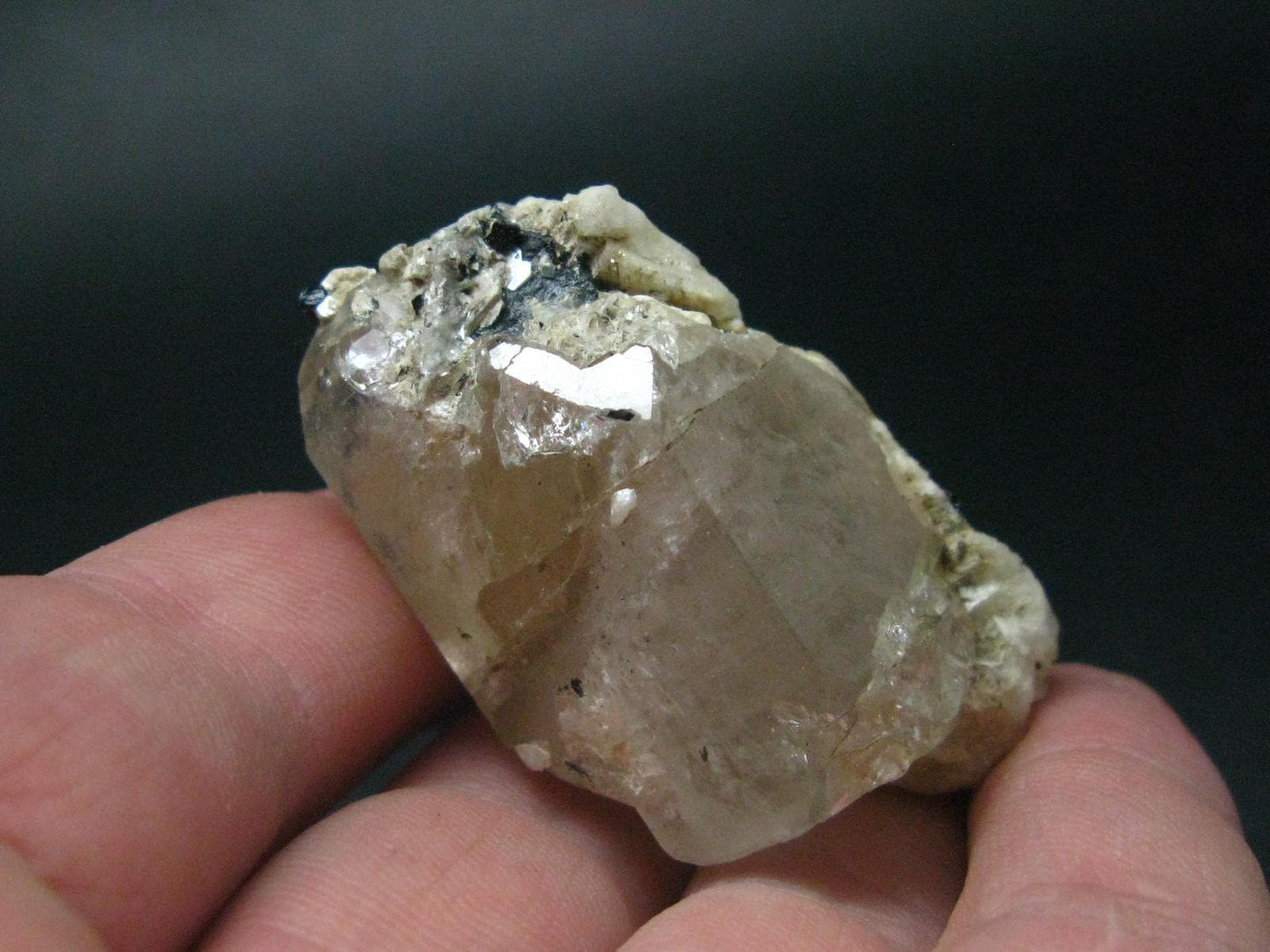 Natural Large Peach Topaz Crystal From Pakistan - 2.0" - 64.03 Grams