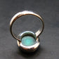Malachite Silver Ring - 5.46 Grams - Size 6