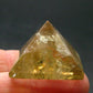 Citrine Unheated Polished Pyramid From Brazil - 0.7" - 16.73 Grams