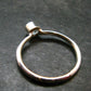 Genuine Facetted Aquamarine Gem Sterling Silver Ring - Size 6 - 1.61 Grams