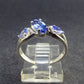Natural Faceted Blue Tanzanite (Zoisite) Crystal Sterling Silver Ring From Tanzania - 2.26 Grams - Size 6.25