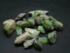Rare Neon Tremolite Lot of 25 Crystals from Tanzania - 133.25 Carats