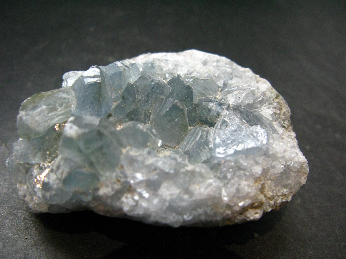 Natural Sky Blue Celestite Celestine Cluster from Madagascar - 2.5" - 141.76 Grams