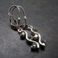 Moldavite Tektite Silver Earrings from Czech Republic - 2.68 Grams
