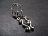 Moldavite Tektite Silver Earrings from Czech Republic - 2.68 Grams